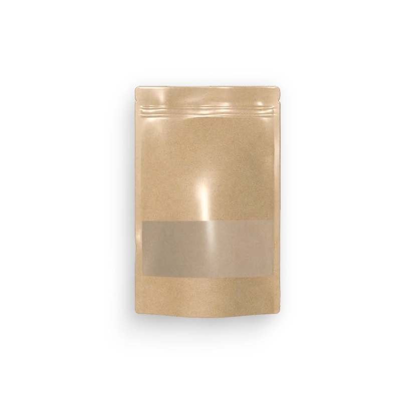 Pencereli Kraft Doypack